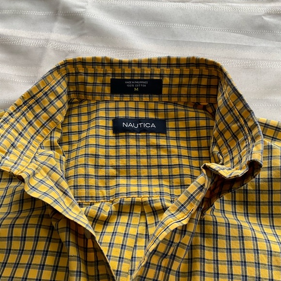 Nautica Long Sleeve Plaid Button Down Shirt - Picture 3 of 8